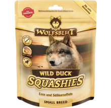 Hundesnack WOLFSBLUT Wild Duck Squashies Small Breed mit wertvollen Superfoods, getreidefrei, Glutenfrei 350 g