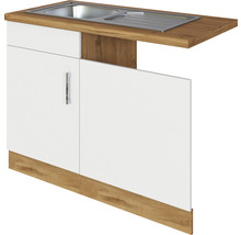 Küchenspüle mit Unterschrank und Spülbecken