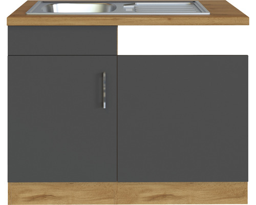 Küchenunterschrank mit Spüle und Arbeitsplatte