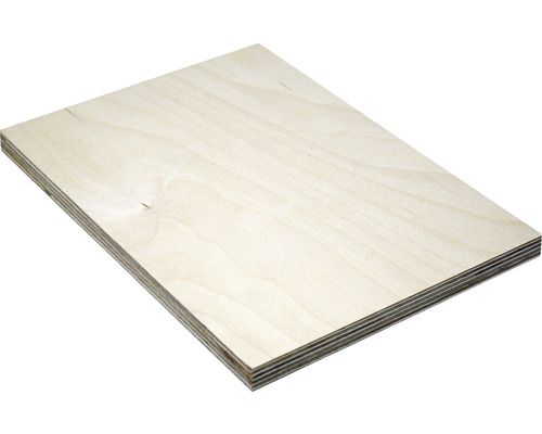 Multiplexplatte Platte unbehandelt holz 2500 x 1220 x 15 mm Holzplatte aus Furnierschichtholz