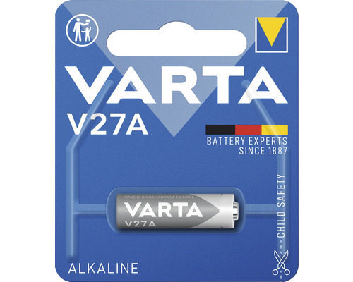 Varta Batterie 27A Electronics 1 Stück Varta V27A Alkaline Batterie im Blisterpack