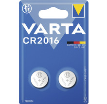 Varta CR2016 Lithium Batterie, 2er-Pack