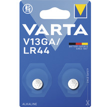 Varta V13GA LR44 Knopfzellen-Batterie, 2er-Pack