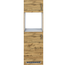 Küchenschrank mit zwei Türen, einem offenen Fach und einem Belüftungsgitter