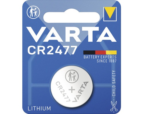 Varta Batterie Knopfzelle Electronics CR2477 Lithium
