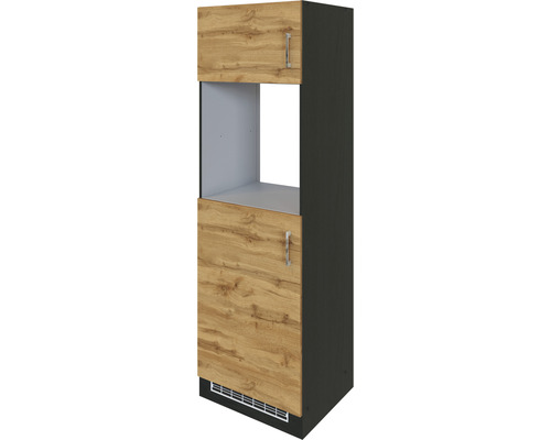 Küchenschrank mit zwei Türen und offenem Fach