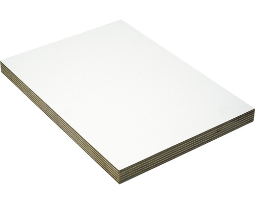 Multiplexplatte Platte melaminharzbeschichtet weiß 2500 x