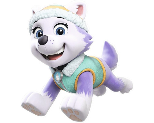 Wandsticker 3D Paw Patrol Everest 34x17 cm