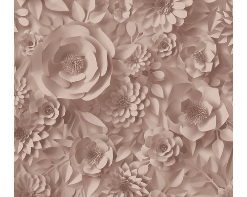 Vliestapete 38718-2 Pint Walls 3D-Blüten rosa