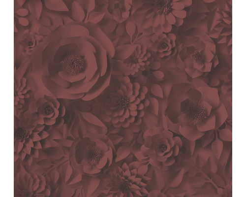 Vliestapete 38718-3 Pint Walls 3D-Blüten rot