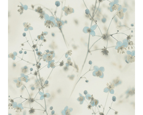 Vliestapete 38726-2 Pint Walls Blumen Landhaus blau Tapete mit floralem Muster für die Wandgestaltung