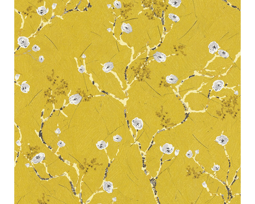 Vliestapete 38739-2 Pint Walls floral meisterwerke gelb