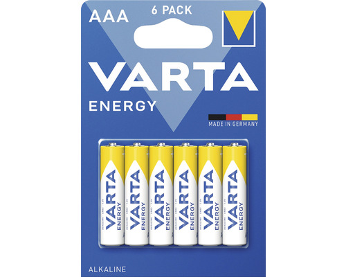 Varta Batterie Energy 6 x AAA Micro