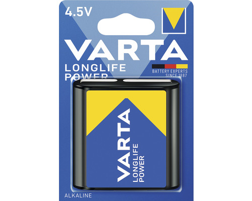 Varta Flachbatterie Longlife Power 4,5V Varta Longlife Power 4.5V Blockbatterie