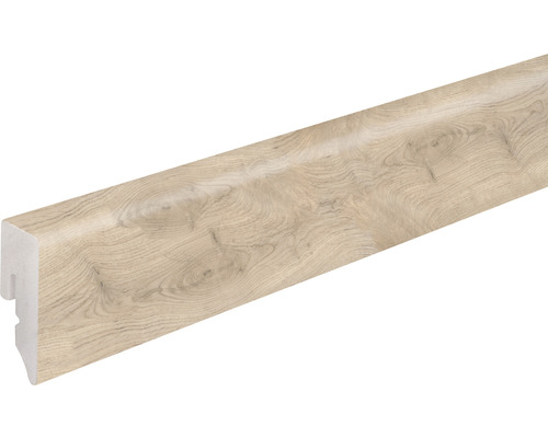 Sockelleiste KU048L1 PVC Eiche lebending 15x38,5x2400 mm Sockelleiste mit Holzdekor