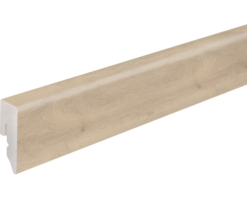 Sockelleiste KU048L1 PVC Eiche karamellbeige 15x38,5x2400 mm Sockelleiste mit Holzdekor