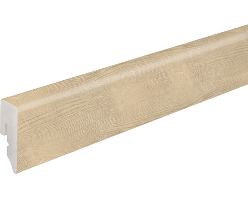 Sockelleiste KU048L1 PVC Eiche sandbeige 15x38,5x2400 mm Sockelleiste mit Holzdekor