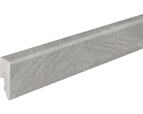 Sockelleiste KU048L1 PVC Stone grey 15x38,5x2400 mm Sockelleiste mit Steinoptik