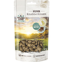Wildes Land Katzen-Snack Knabberkissen Huhn 50 Gramm