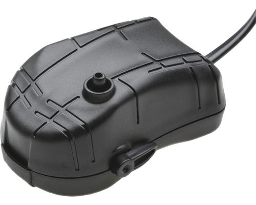 Schwarzes Gehäuse für Teichpumpen mit Kabel