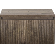 Waschbeckenunterschrank Sanox Frozen 3D 43x80x45 cm mit Waschtischplatte charleston