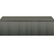 Waschbeckenunterschrank Sanox Frozen 3D 43x140x45 cm mit Waschtischplatte 2 Schubladen petrol