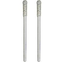 Zwei Diamantbohrer mit Rundkopf