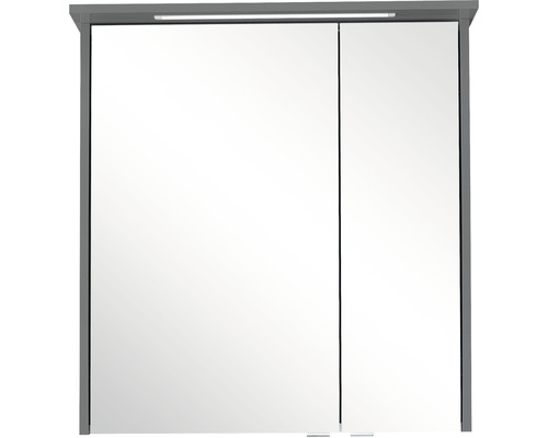 Spiegelschrank mit zwei Türen und Beleuchtung