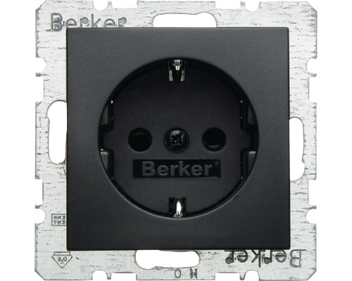 Steckdose Berker S1 mit erhöhtem Berührungsschutz unterputz anthrazit-matt (47231606)