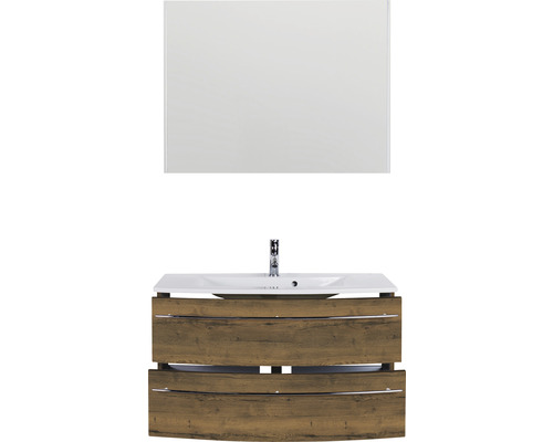 Waschtischkombination mit Spiegel für Badezimmer