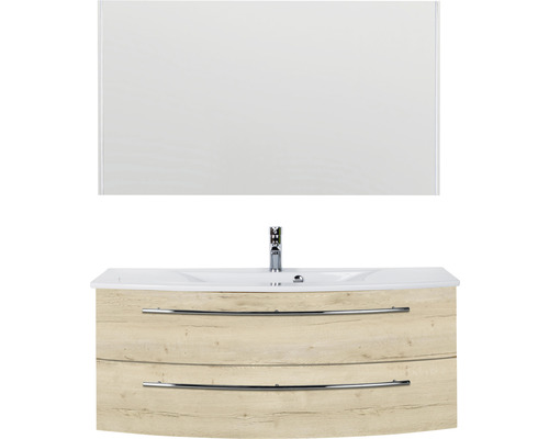 Waschtischkombination mit Spiegel für das Badezimmer