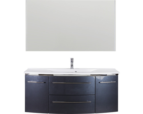 Waschtisch mit Unterschrank und Spiegel für das Badezimmer