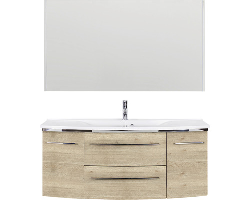 Waschtisch mit Unterschrank und Spiegel für das Badezimmer