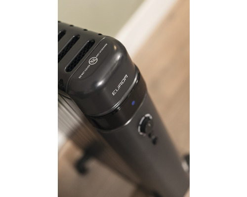 Eurom Heizgerät mit Warnhinweis nicht abdecken