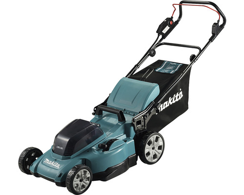 Akku-Rasenmäher Makita LXT DLM480CT2 inkl. 2 Akkus 18 V, 5,0 Ah und Ladegerät