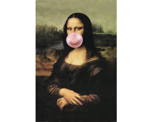 Maxiposter Mona Lisa Bubbelgum 61x91,5 cm