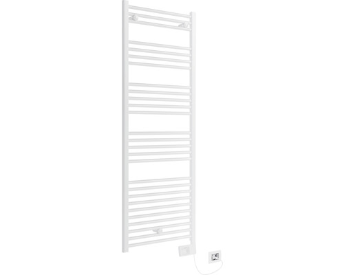 Elektrischer Badheizkörper Sanotechnik E-Bozen 160x60x8,5 cm 900 Watt schwarz matt Elektrischer Handtuchwärmer mit horizontalen Heizstäben
