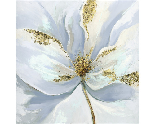Glasbild Pastel Flowers II 20x20 cm
