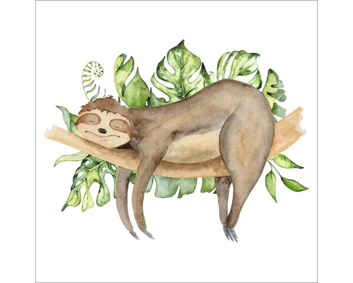 Leinwandbild Sloth Life I 27x27 cm