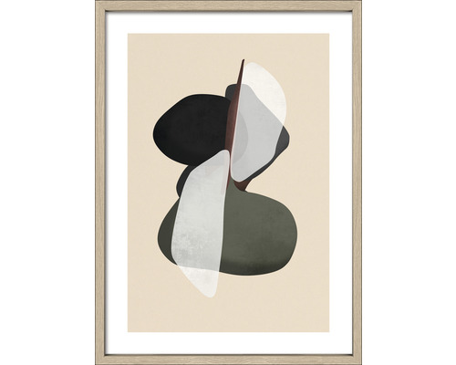 Gerahmtes Bild Abstract InOut III 53x73 cm Gerahmtes Bild Abstract InOut III 53x73 cm