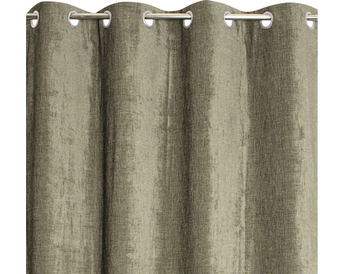 Vorhang aus Stoff mit Ösen