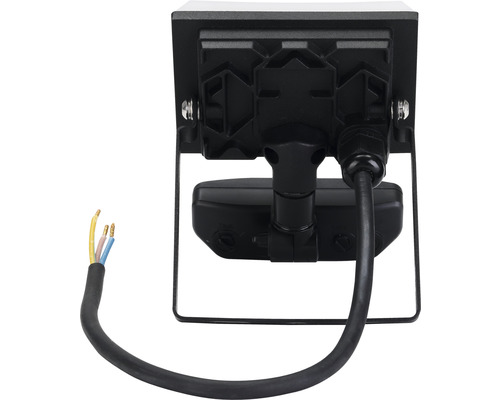 Rückansicht eines LED-Strahlers mit Kabelanschluss