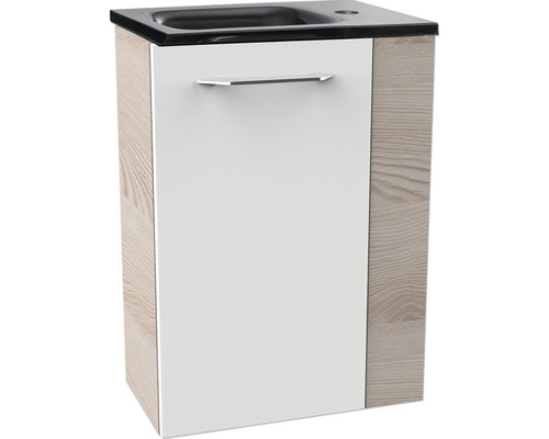 Waschbeckenunterschrank mit Tür und Griff