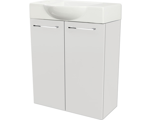 Waschbeckenunterschrank Fackelmann SBC Mini 55 60x52x24,3 cm ohne Waschbecken weiß