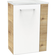Waschbeckenunterschrank mit Tür und Griff