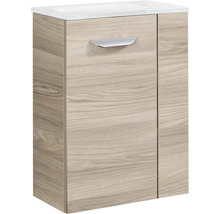 Waschbeckenunterschrank mit einer Tür und einem Griff