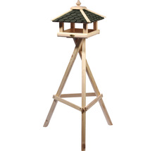 Vogelhaus mit Ständer aus Holz