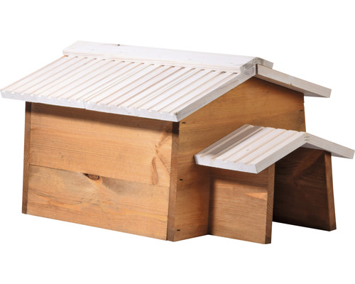 Insektenhotel aus Holz mit Dach