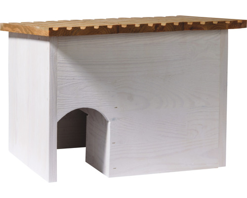 Holzhocker mit Ablagefach