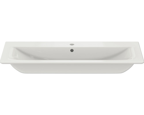 Waschbecken aus Keramik mit rechteckiger Form